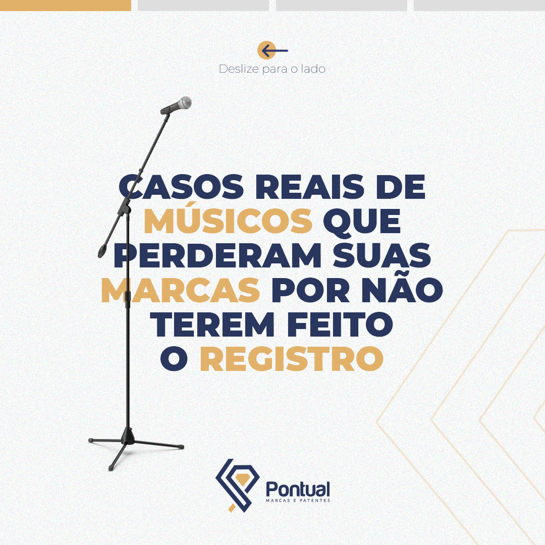 Casos reais de músicos que perderam suas marcas por não terem feito o registro