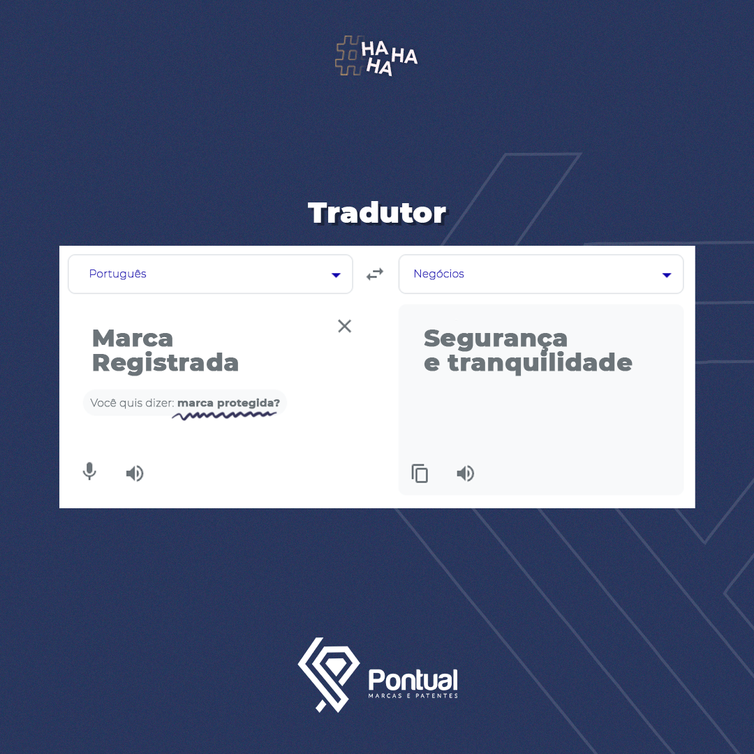Tradutor: marca registrada | você quis dizer MARCA PROTEGIDA?