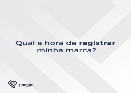 Qual é a hora de registrar minha marca?