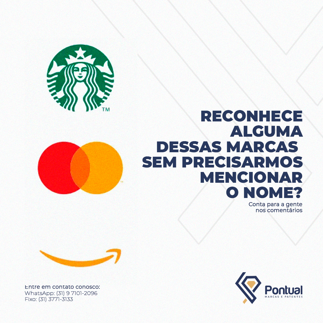 Reconhece alguma marca abaixo sem mencionarmos o nome?
