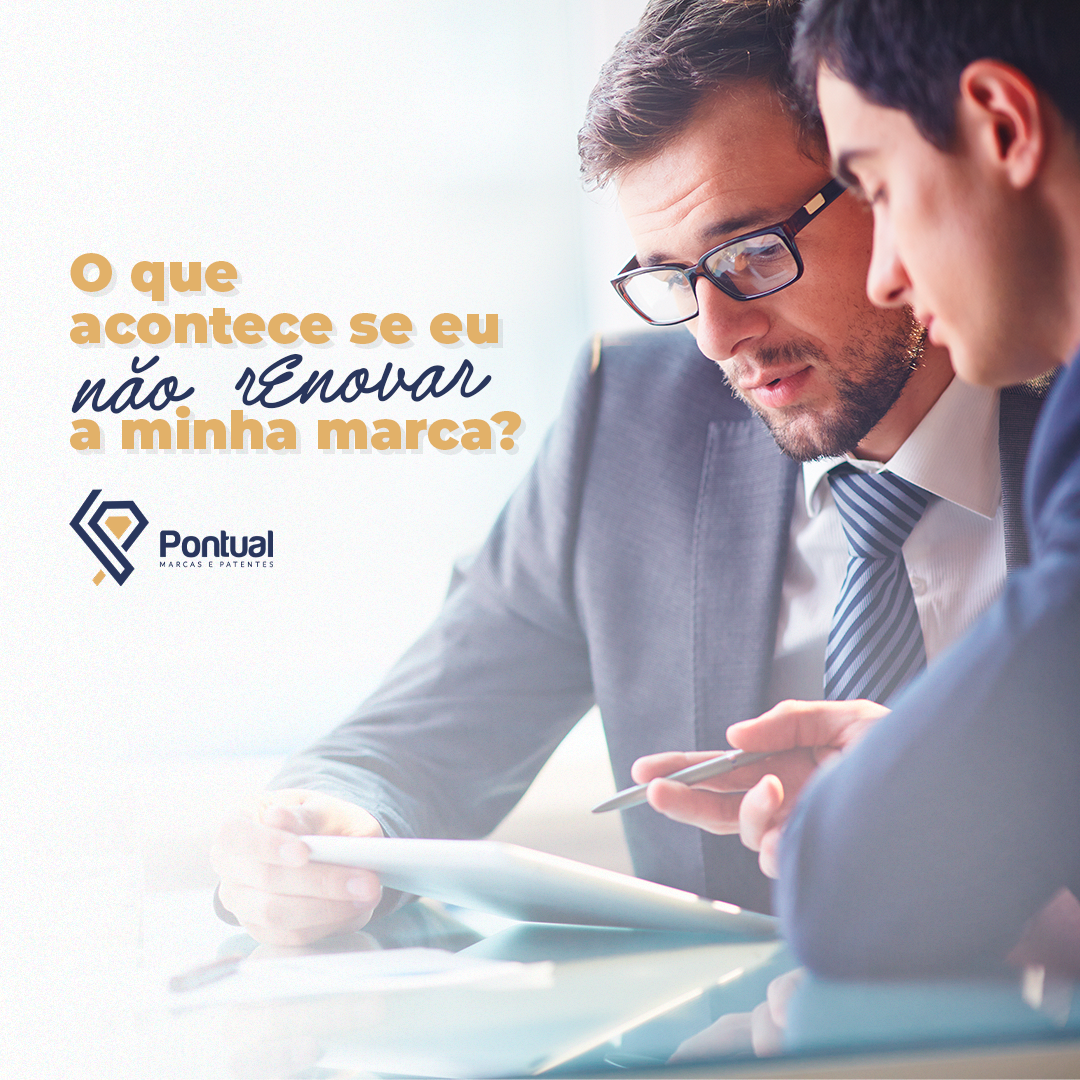 O que acontece se eu não renovar a minha marca?