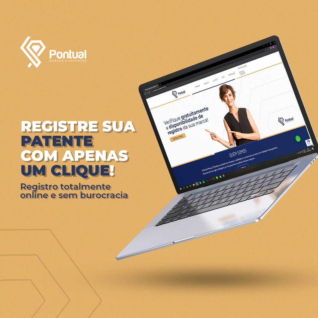 Registre sua patente com apenas um clique! Registro totalmente online e sem burocracia.