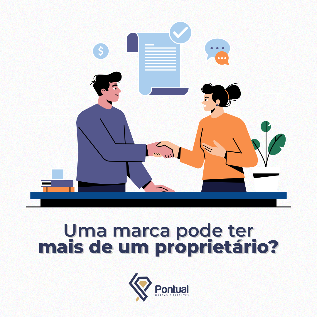 Uma marca pode ter mais de um proprietário?
