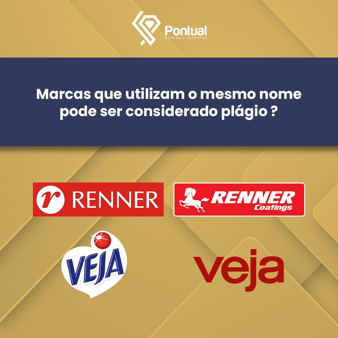 Marcas que utilizam o mesmo nome   Pode ser considerado plágio?