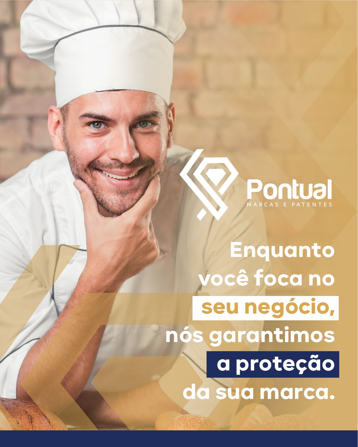 Enquanto você foca no seu negócio, nós garantimos a proteção da sua marca.