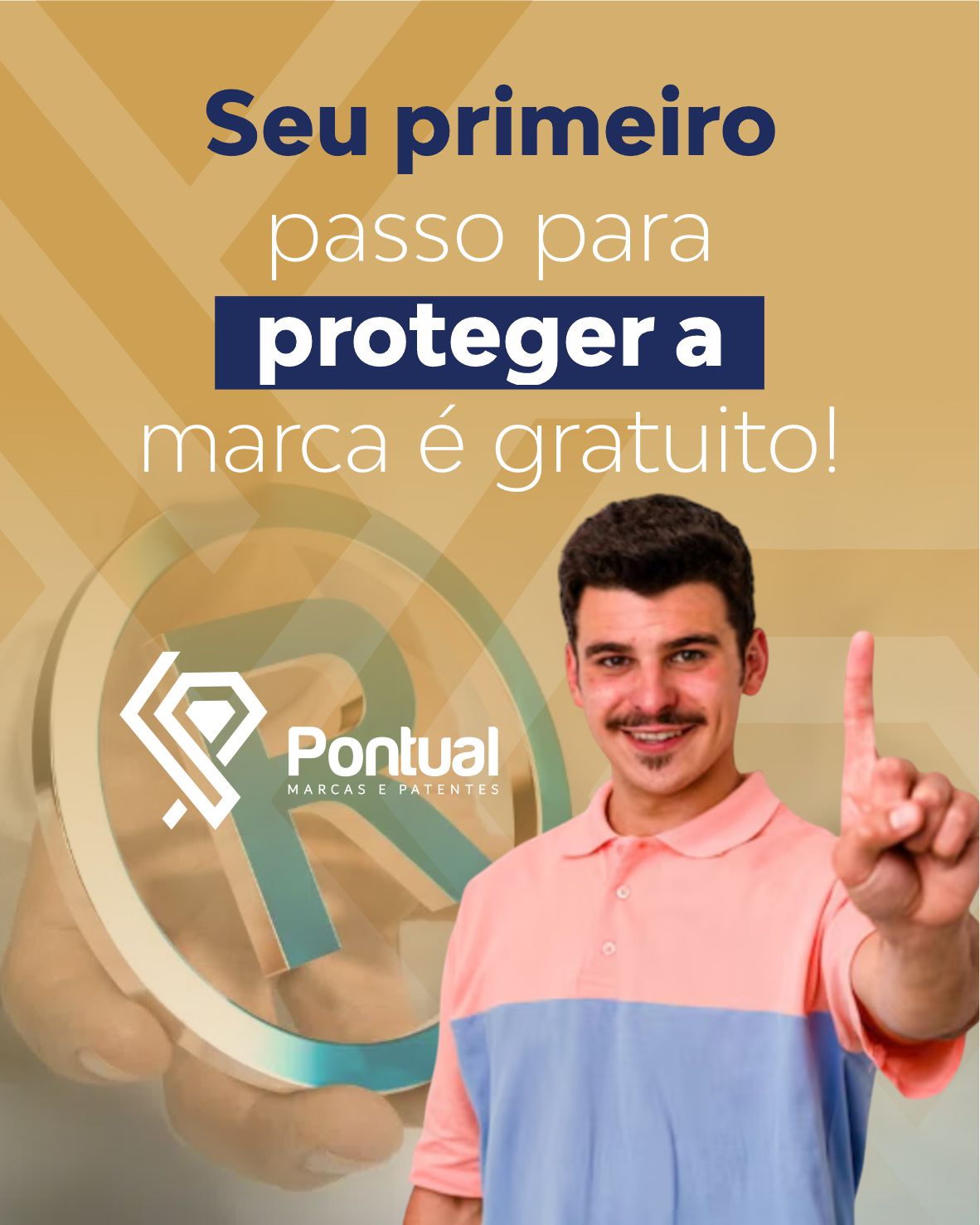 Seu primeiro passo para proteger a marca é gratuito!