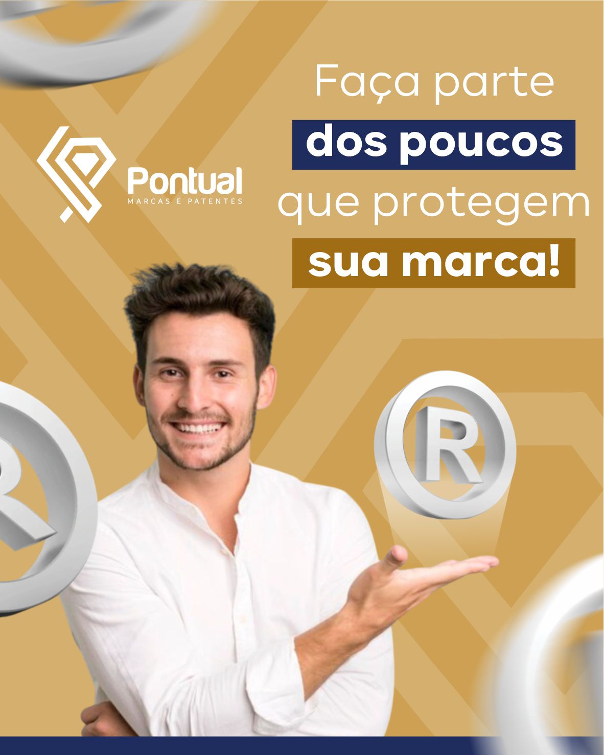 Faça parte dos poucos que protegem sua marca!