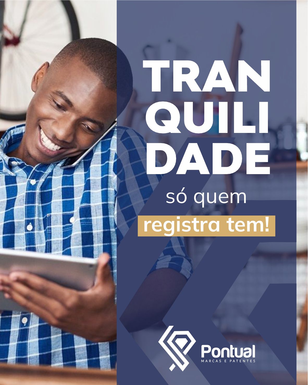 Tranquilidade só quem registra tem!