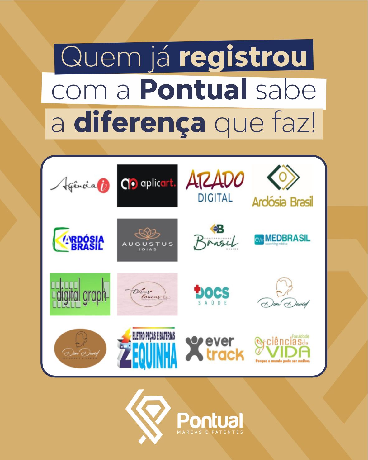 Quem já registrou com a Pontual sabe a diferença que faz!