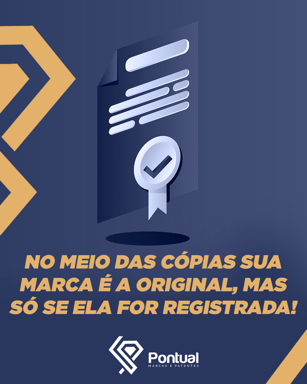 No meio das cópias sua marca é a original, mas só se ela for registrada!