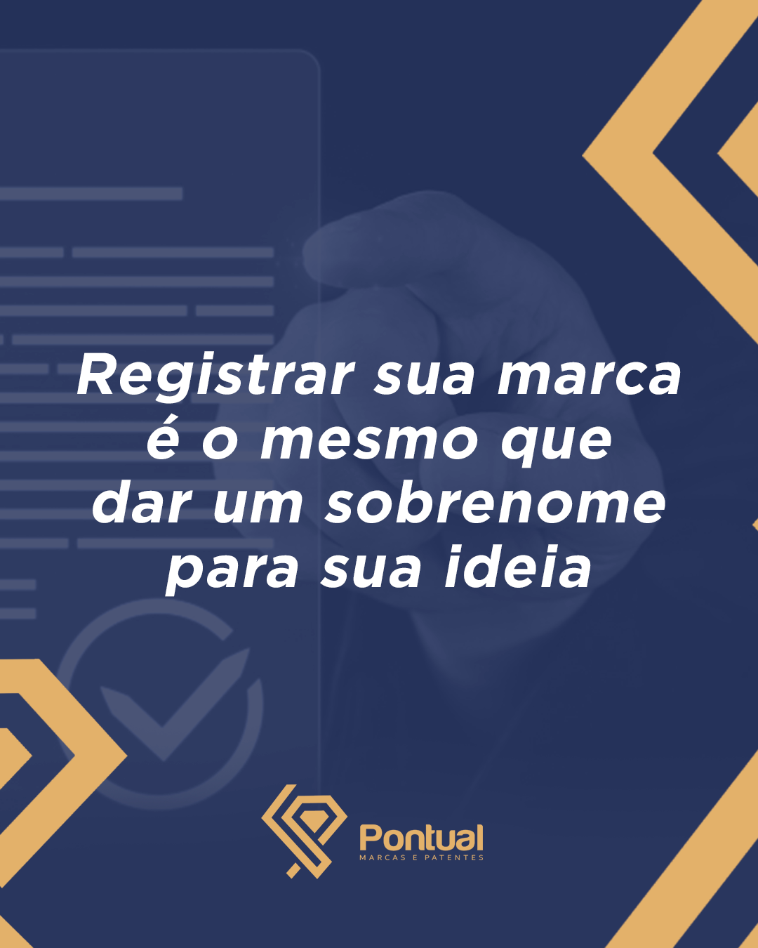 Registrar sua marca é o mesmo que dar um sobrenome para sua ideia!