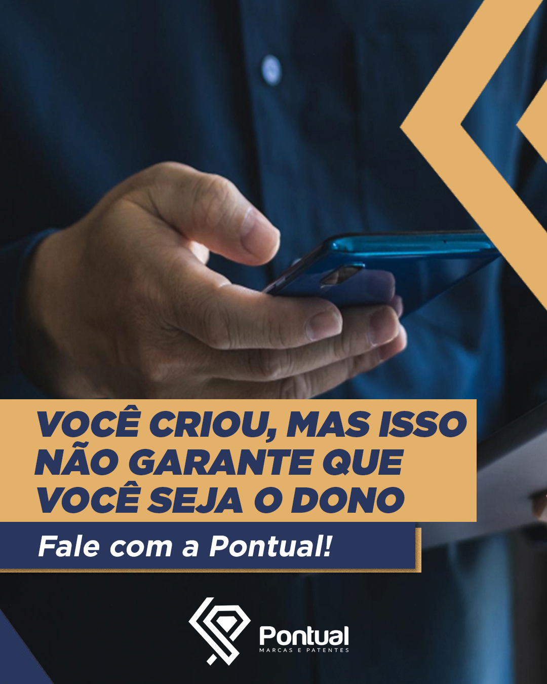 Você criou, mas isso não garante que você seja o dono. Fale com a Pontual!