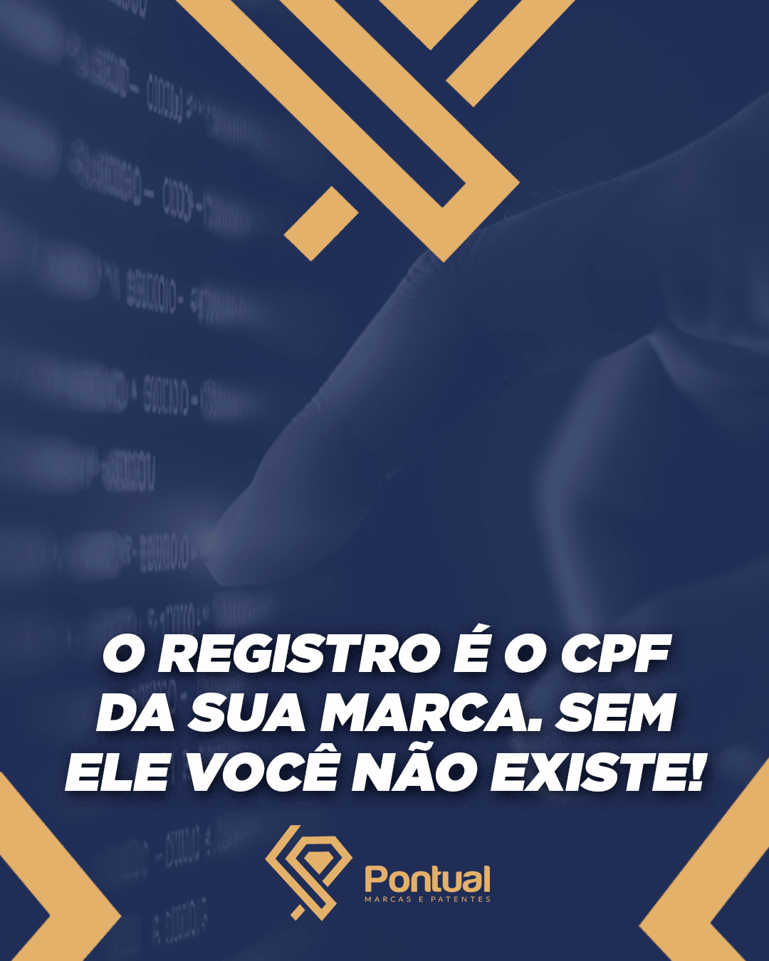 O registro é o CPF da sua marca. Sem ele você não existe!