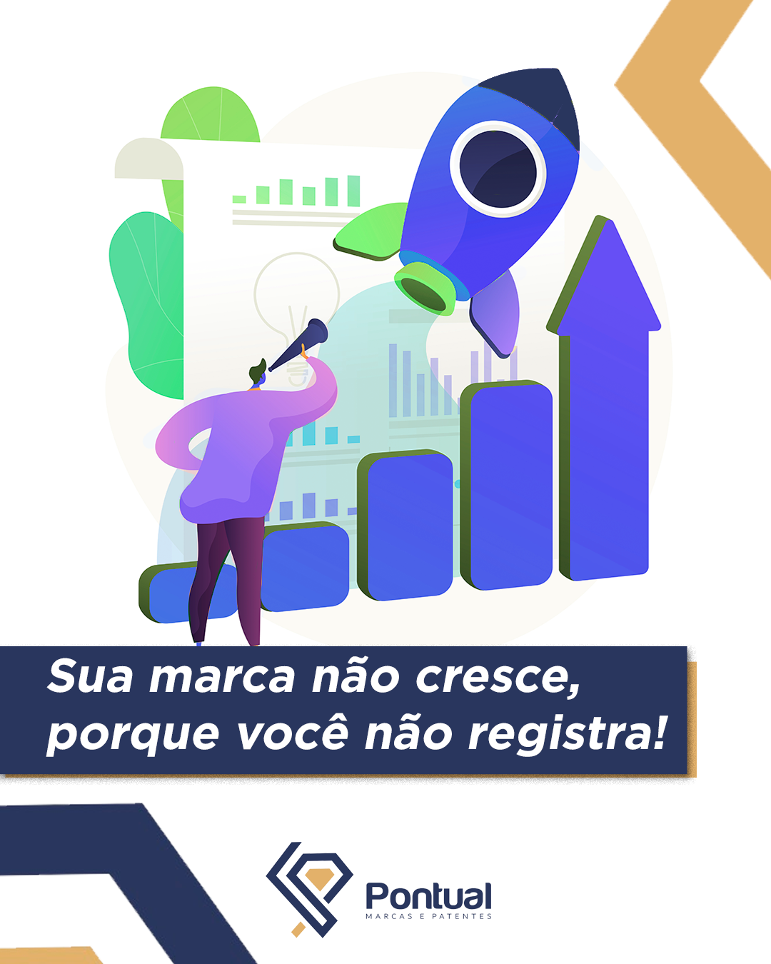 Sua marca não cresce, porque você não registra!