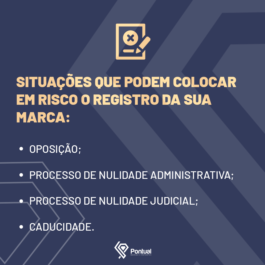 Situações que podem colocar em risco o registro da sua marca
