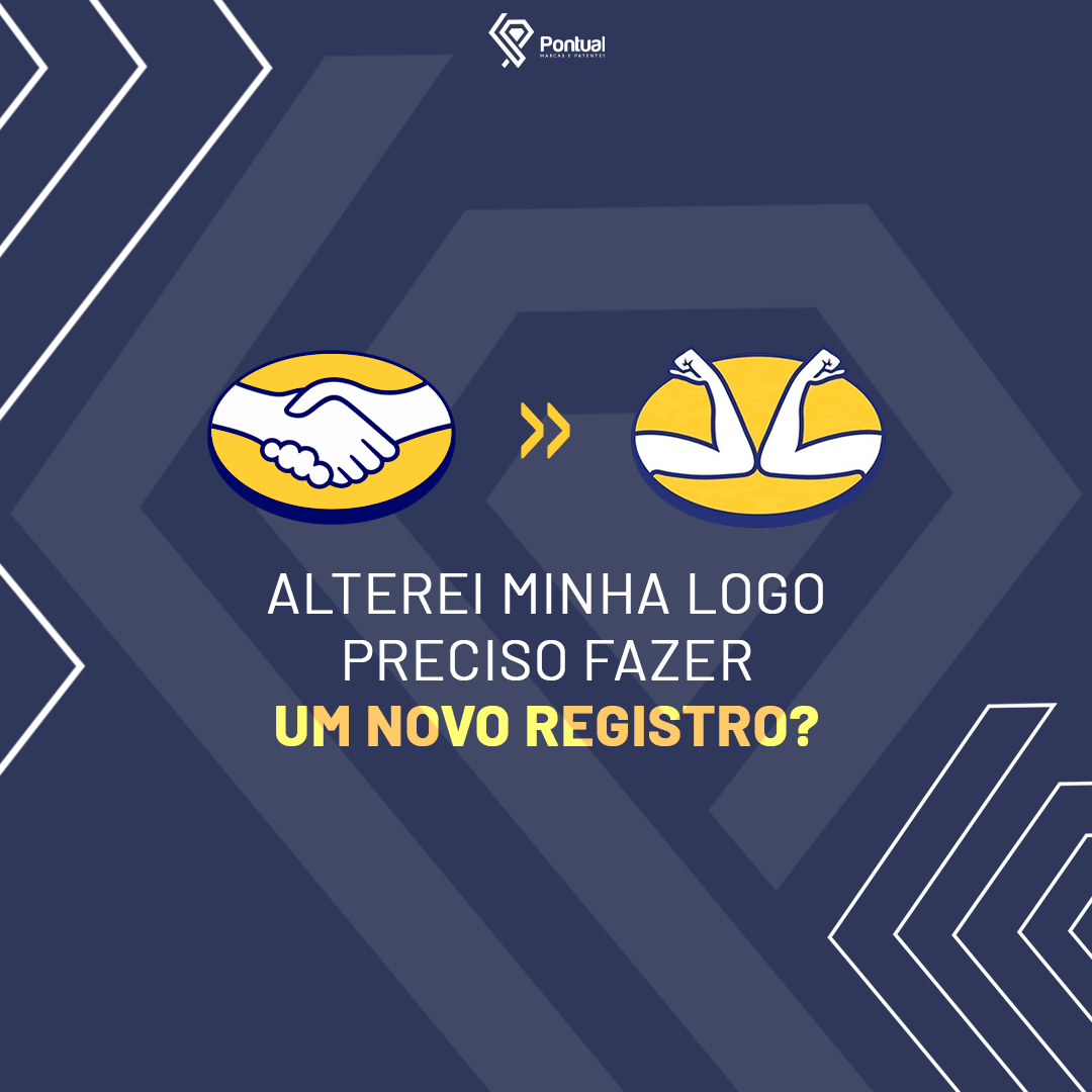 Alterei minha logo, preciso fazer um novo registro?