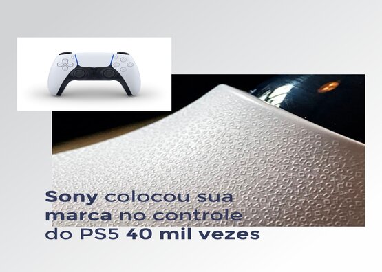 Sony colocou sua marca no controle do PS5 40 mil vezes